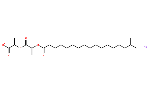 异十八烷酸、2-(1-羧基乙氧基)-1-甲基-2-羰基乙酯钠盐