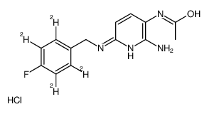 N-[2-amino-6-[(2,3,5,6-tetradeuterio-4-fluorophenyl)methylamino]pyridin-3-yl]acetamide,hydrochloride