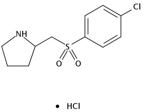 2-(((4-Chlorophenyl)sulfonyl)methyl)pyrrolidine hydrochloride