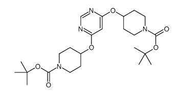 Di-tert-butyl 4,4'-(pyrimidine-4,6-diylbis(oxy))bis(piperidine-1-carboxylate)