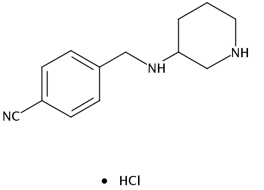 4-((Piperidin-3-ylamino)methyl)benzonitrile hydrochloride