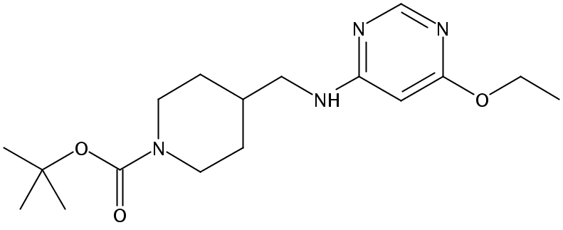 tert-Butyl 4-(((6-ethoxypyrimidin-4-yl)amino)methyl)piperidine-1-carboxylate