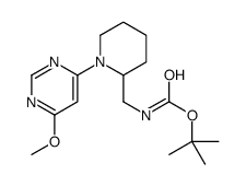 tert-Butyl ((1-(6-methoxypyrimidin-4-yl)piperidin-2-yl)methyl)carbamate