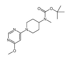 tert-Butyl (1-(6-methoxypyrimidin-4-yl)piperidin-4-yl)(methyl)carbamate