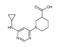 1-(6-(Cyclopropylamino)pyrimidin-4-yl)piperidine-3-carboxylic acid