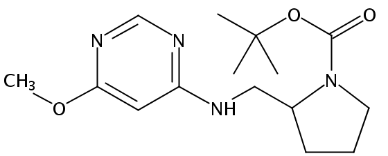 tert-Butyl 2-(((6-methoxypyrimidin-4-yl)amino)methyl)pyrrolidine-1-carboxylate