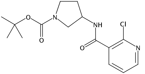 tert-Butyl 3-(2-chloronicotinamido)pyrrolidine-1-carboxylate