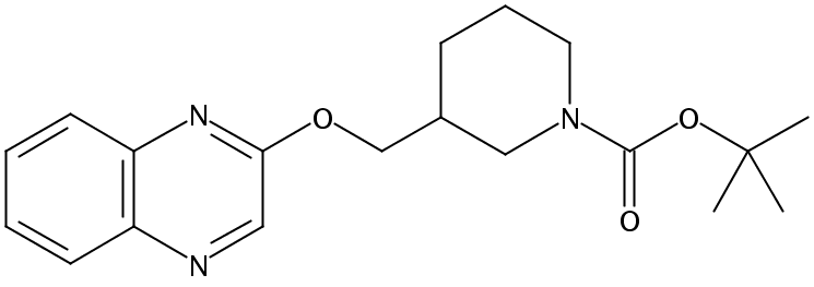 tert-Butyl 3-((quinoxalin-2-yloxy)methyl)piperidine-1-carboxylate