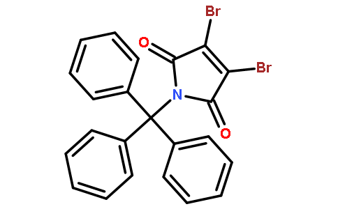 N-三苯甲游基-2,3-二溴马来酰亚胺
