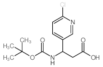 3-((叔丁氧基羰基)氨基)-3-(6-氯吡啶-3-基)丙酸