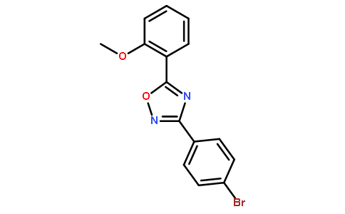 3-(4-溴苯基)-5-(2-甲氧基苯基)-1,2,4-噁二唑