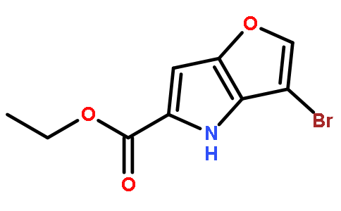 3-溴-4H-呋喃并[3,2-b]吡咯-5-甲酸乙酯
