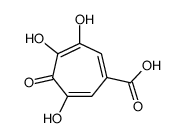 4,5,6-trihydroxy-3-oxocyclohepta-1,4,6-triene-1-carboxylic acid