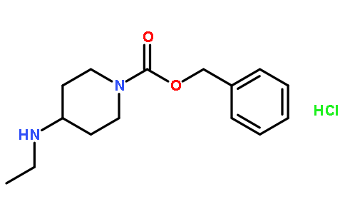 4-乙基氨基-哌啶-1-羧酸苄酯盐酸盐