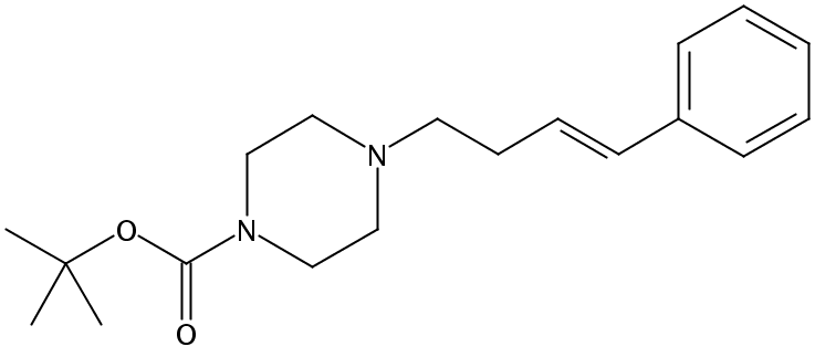 (E)-tert-Butyl 4-(4-phenylbut-3-en-1-yl)piperazine-1-carboxylate