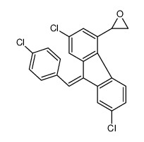 2-[(9Z)-2,7-dichloro-9-[(4-chlorophenyl)methylidene]fluoren-4-yl]oxirane
