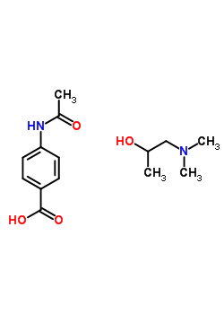 对乙酰氨基苯甲酸,1-二甲基氨基-2-丙醇复合盐