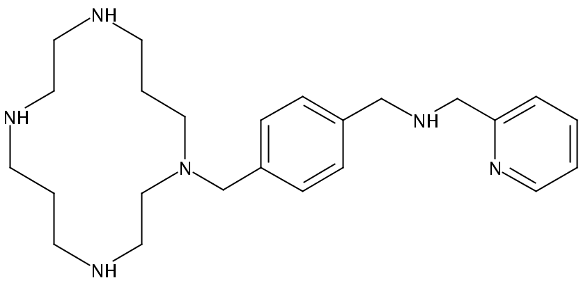 N-[[4-(1,4,8,11-tetraazacyclotetradec-1-ylmethyl)phenyl]methyl]-2-Pyridinemethanamine