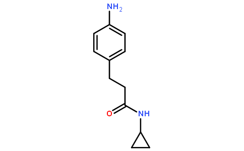 丙酰胺,3-(4-氨基苯基)-N-环丙基-