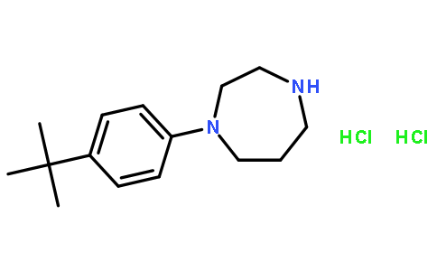 1-(4-叔丁基苯基)高哌嗪二盐酸盐