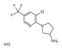 1-(3-Chloro-5-(trifluoromethyl)pyridin-2-yl)pyrrolidin-3-amine hydrochloride