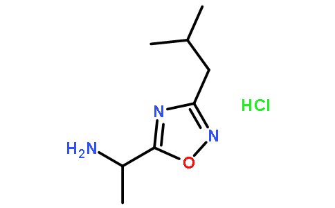 [1-(3-Isobutyl-1,2,4-oxadiazol-5-yl)ethyl]amine hydrochloride