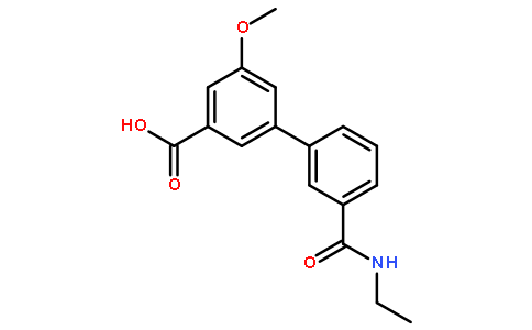 3-(乙基氨基甲酰)-5-甲氧基-[1,1-聯(lián)苯]-3-羧酸