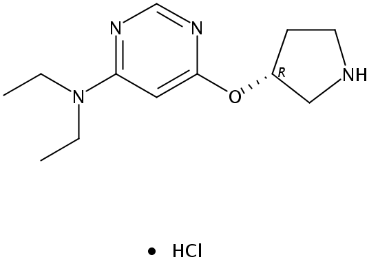 (R)-N,N-Diethyl-6-(pyrrolidin-3-yloxy)pyrimidin-4-amine hydrochloride
