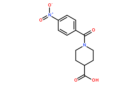 1-(4-硝基苯甲酰基)-4-哌啶羧酸