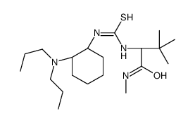(2S)-2-[[(1R,2R)-2-(dipropylamino)cyclohexyl]carbamothioylamino]-N,3,3-trimethylbutanamide