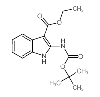 3-(乙氧基羰基)-1H-吲哚-2-氨基甲酸叔丁酯