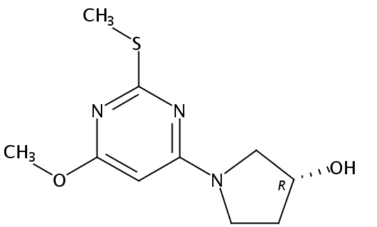 (R)-1-(6-Methoxy-2-(methylthio)pyrimidin-4-yl)pyrrolidin-3-ol