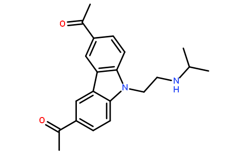 1,1-(9-(2-(异丙基氨基)乙基)-9h-咔唑-3,6-二基)二乙酮