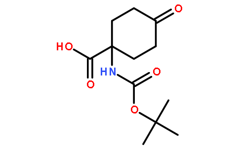 1-叔丁氧基羰基氨基-4-氧代-环己烷羧酸