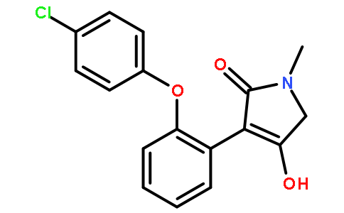 3-(2-(4-氯苯氧基)苯基)-1-甲基吡咯烷-2,4-二酮