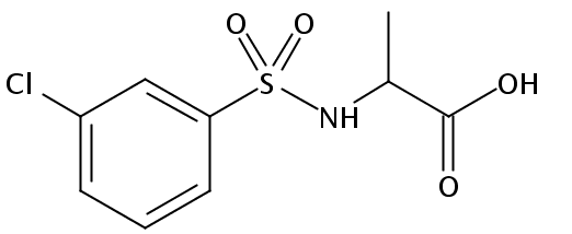 N-(3-氯苯磺酰基)-DL-丙氨酸
