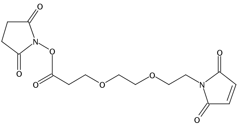 2,5-二氧代吡咯烷-1-基 3-(2-(2-(2,5-二氧代-2H-吡咯-1(5h)-基)乙氧基)乙氧基)丙酸酯