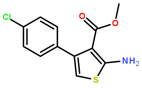 2-氨基-4-(4-氯苯基)噻吩-3-羧酸甲酯