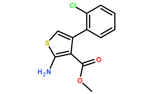 2-氨基-4-（2-氯苯基）噻吩-3-羧酸甲酯