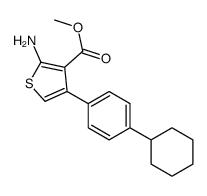 methyl 2-amino-4-(4-cyclohexylphenyl)thiophene-3-carboxylate