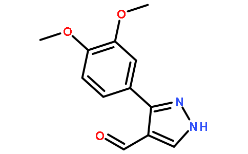 3-(3,4-二甲氧基苯基)-1H-吡唑-4-甲醛