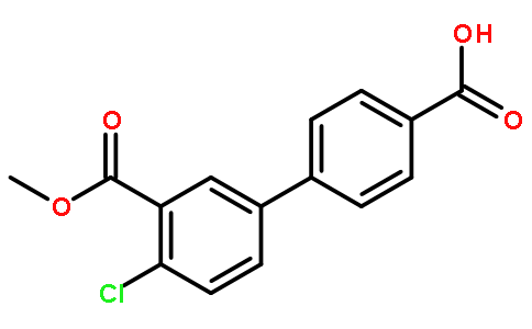 4-氯-3-(甲氧基羰基)-[1,1-联苯]-4-羧酸