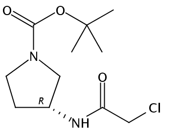 (R)-tert-Butyl 3-(2-chloroacetamido)pyrrolidine-1-carboxylate
