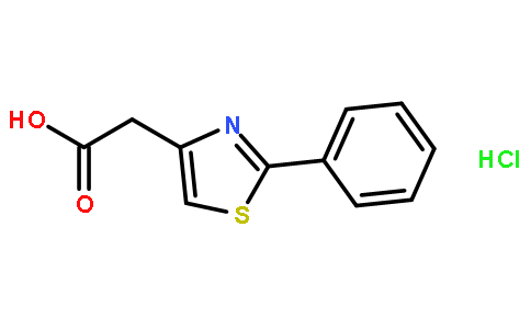 2-(2-苯基噻唑-4-基)乙酸盐酸盐
