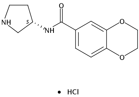 (S)-N-(Pyrrolidin-3-yl)-2,3-dihydrobenzo[b][1,4]dioxine-6-carboxamide hydrochloride