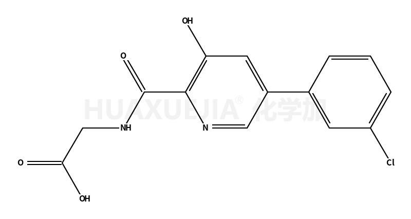 {[5-(3-氯苯基)-3-羟基吡啶-2-基]羰基氨基}乙酸