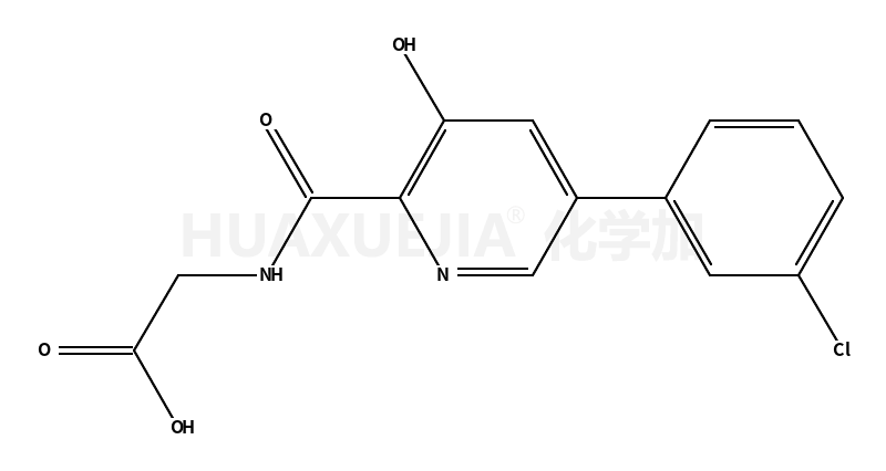 {[5-(3-氯苯基)-3-羥基吡啶-2-基]羰基氨基}乙酸