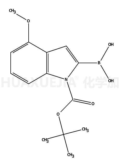 2-硼-4-甲氧基-1H-吲哚-1-羧酸-1-(1,1-二甲基乙基)酯