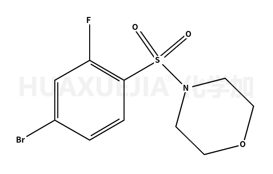 4-(4-bromo-2-fluorophenyl)sulfonylmorpholine