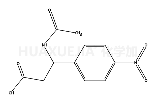 3-乙酰氨基-3-对硝基苯基-丙酸
